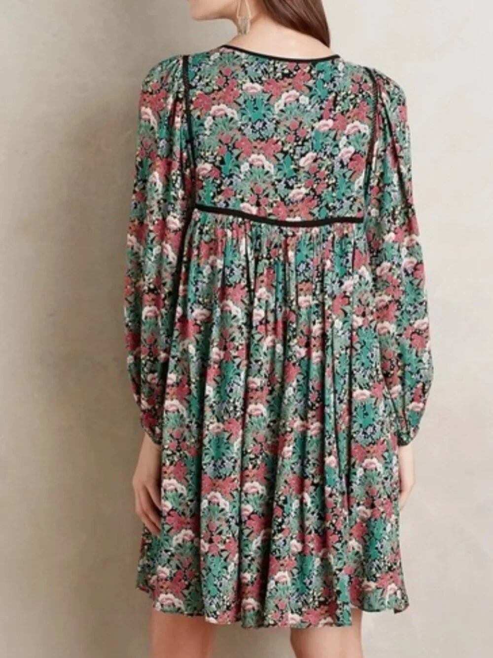 ANTHROPOLOGIE - Floreat- Ottava Peasant Dress, Size Small - Picture 2 of 11